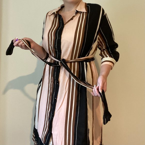 ZARA || RETRO STYLE SHIFT DRESS - Picture 8 of 10